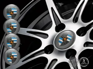 Porsche Adesivi Cerchio Auto Design Cupola Stiloso